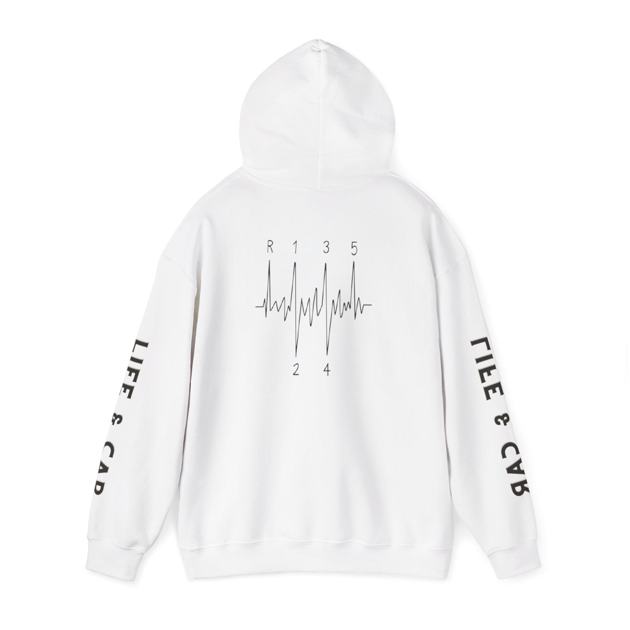 Sweat à capuche Unisexe « Life & Car »