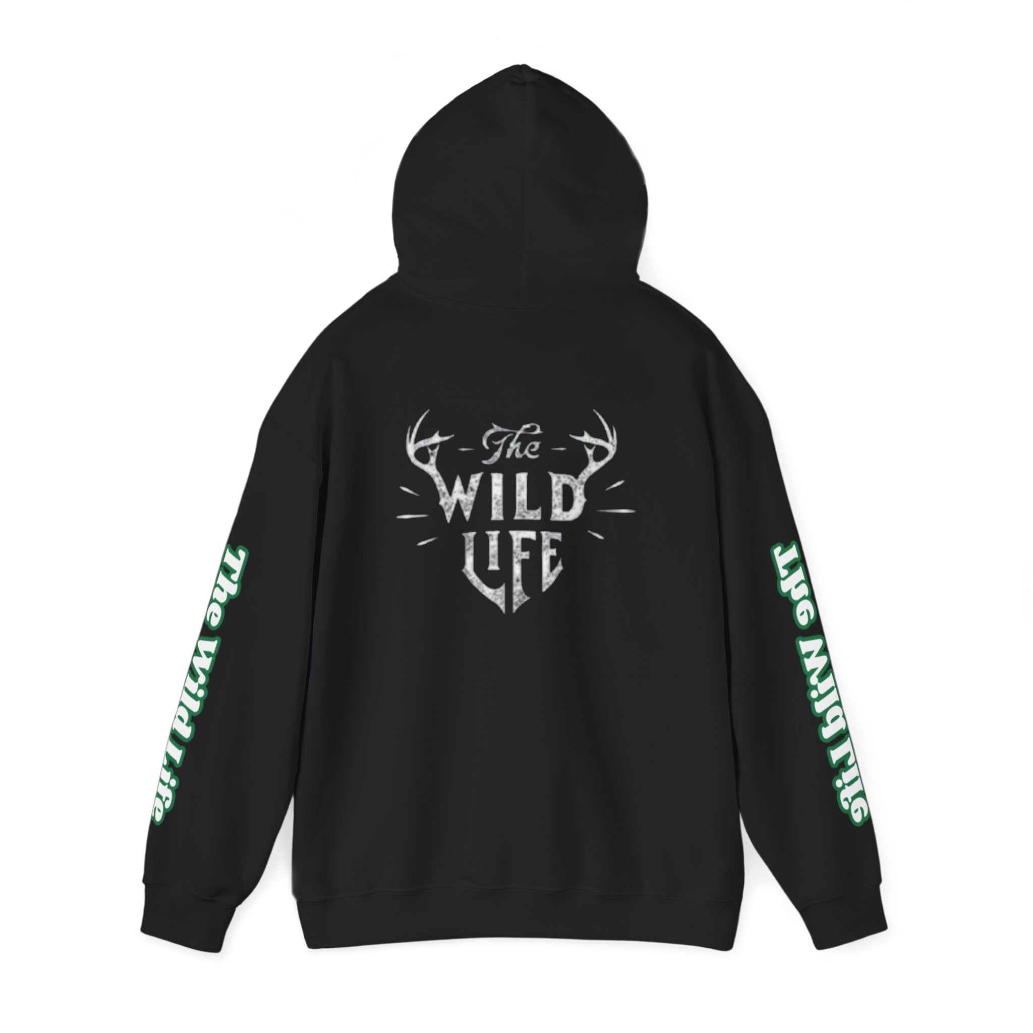 Sweat à capuche Unisexe — Pull à motif bois de cerf « La vie sauvage