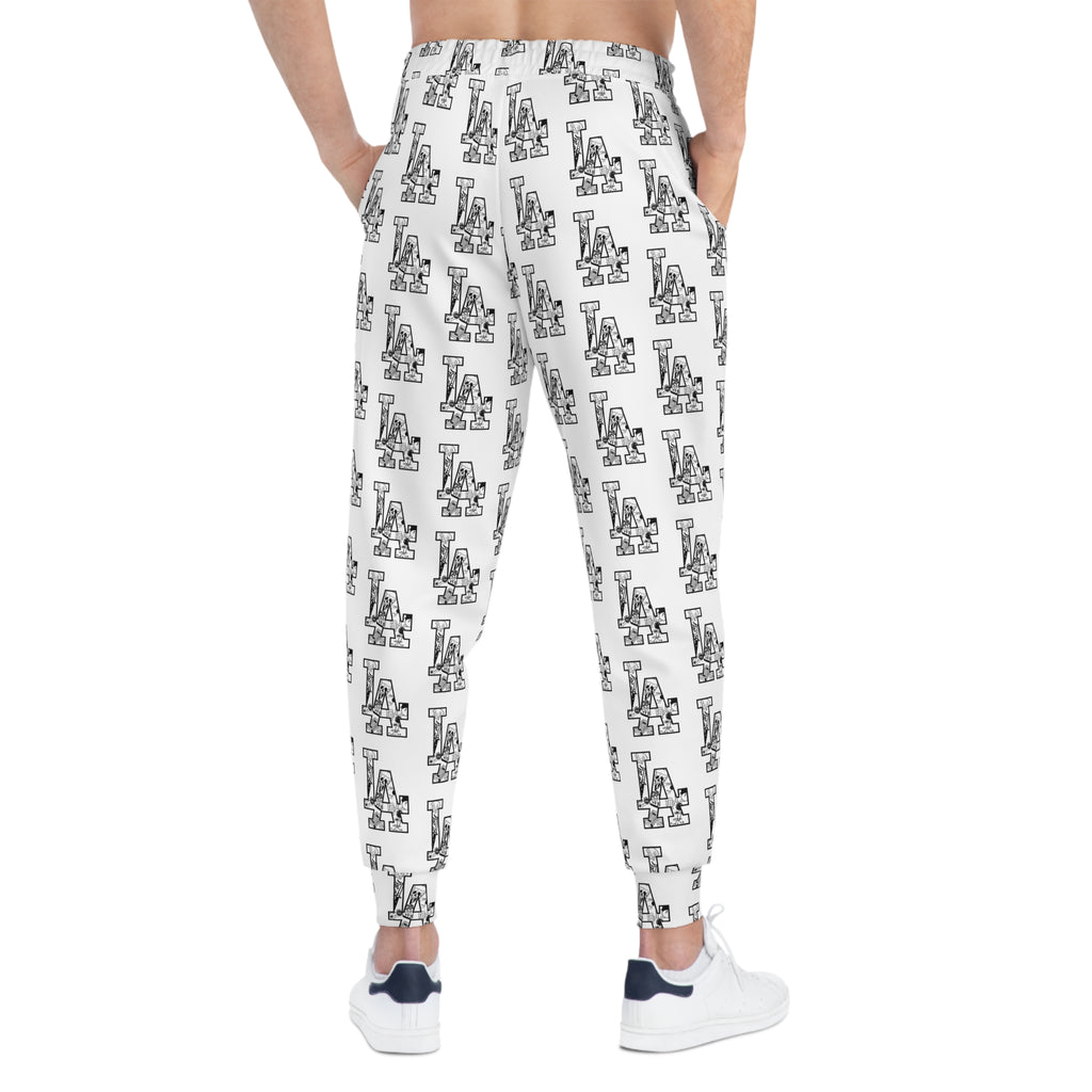 Pantalon de jogging athlétique à motif LA