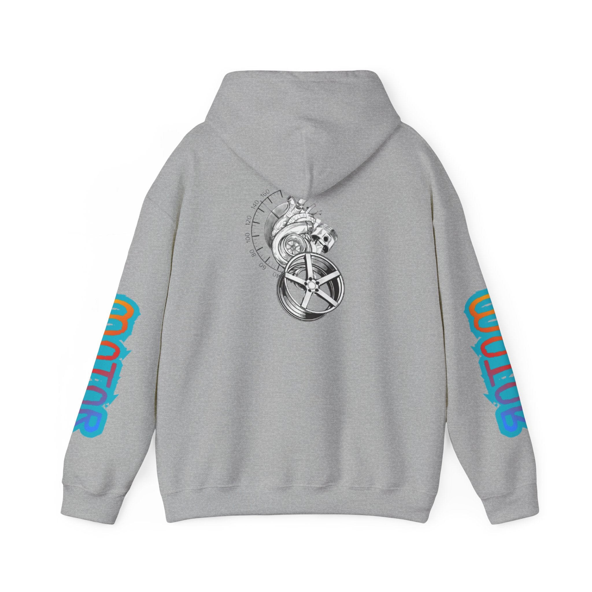 Sweat à capuche Unisexe graphique Motor Heart