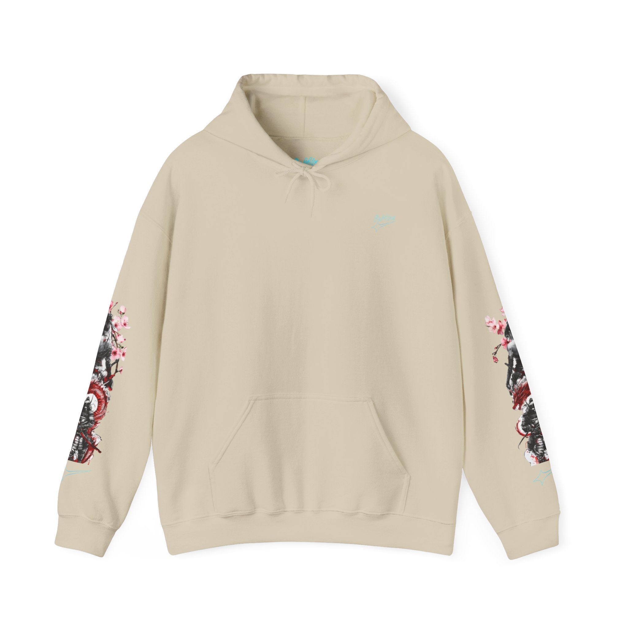 Sweat à capuche Unisexe - Crâne Ange et Démon — Sweat-shirt à motif Fleurs de Cerisier Gothiques
