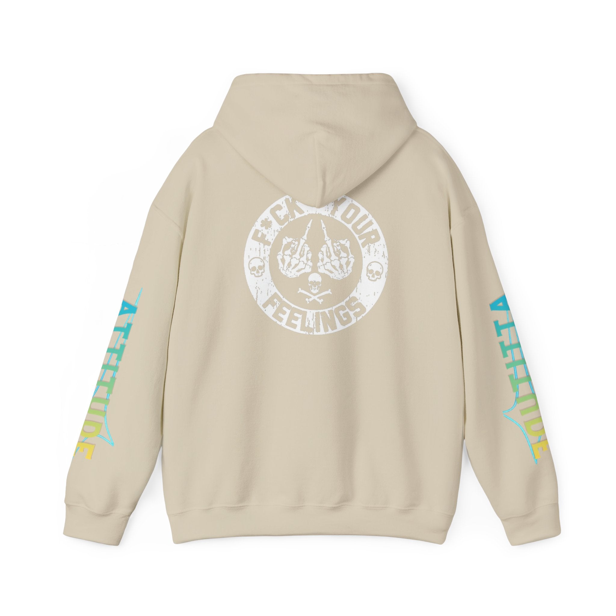 Sweat à capuche Attitude Unisexe – “F*ck Your Feelings”