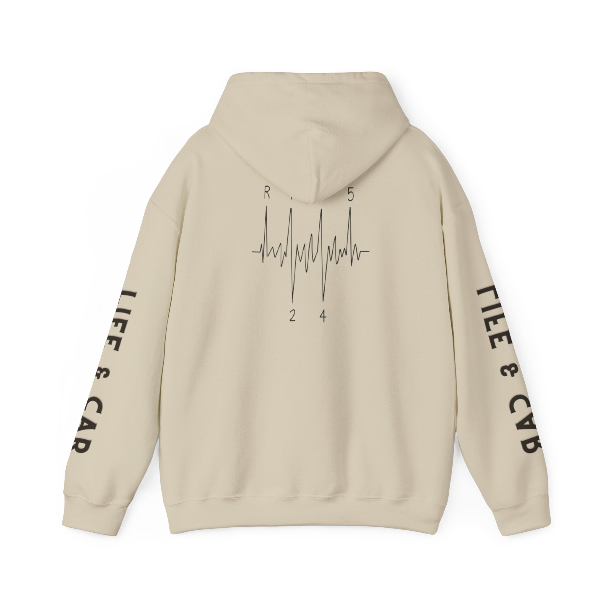 Sweat à capuche Unisexe « Life & Car »