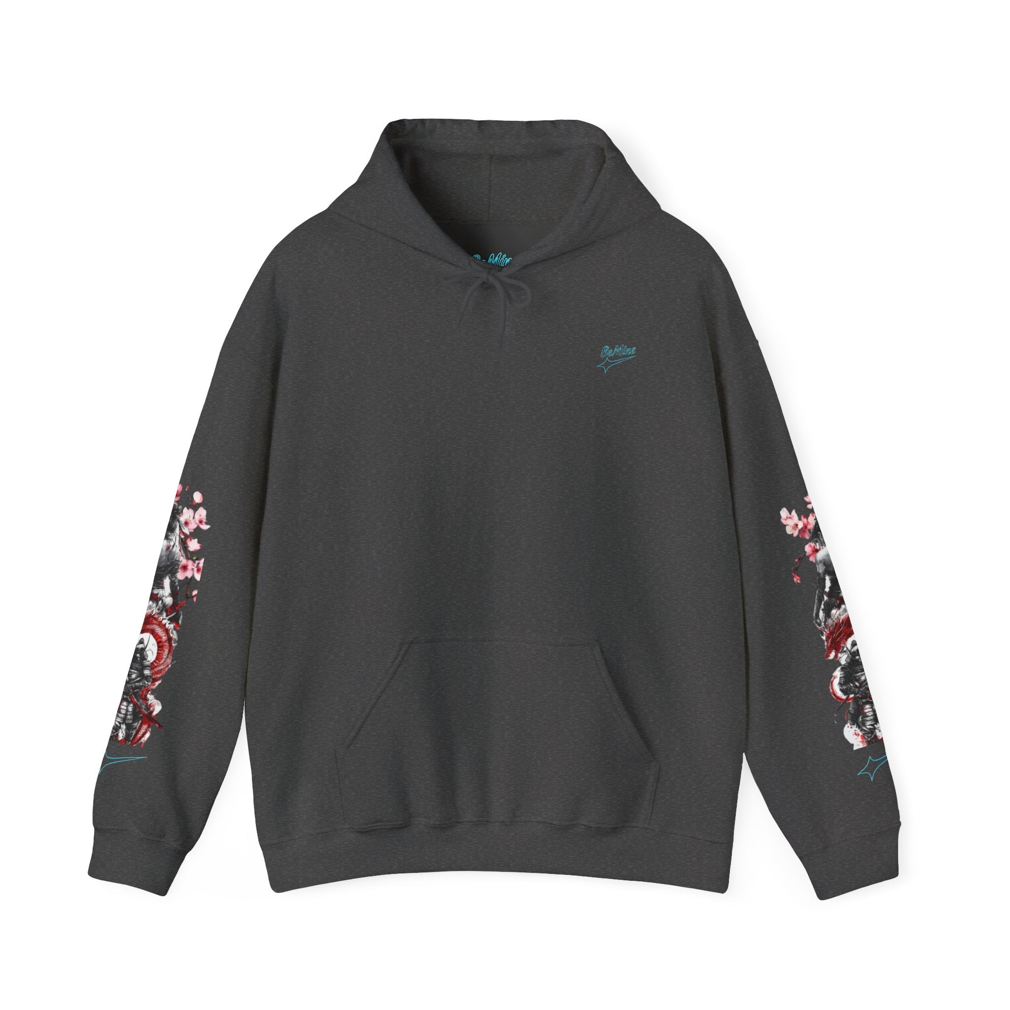 Sweat à capuche Unisexe - Crâne Ange et Démon — Sweat-shirt à motif Fleurs de Cerisier Gothiques
