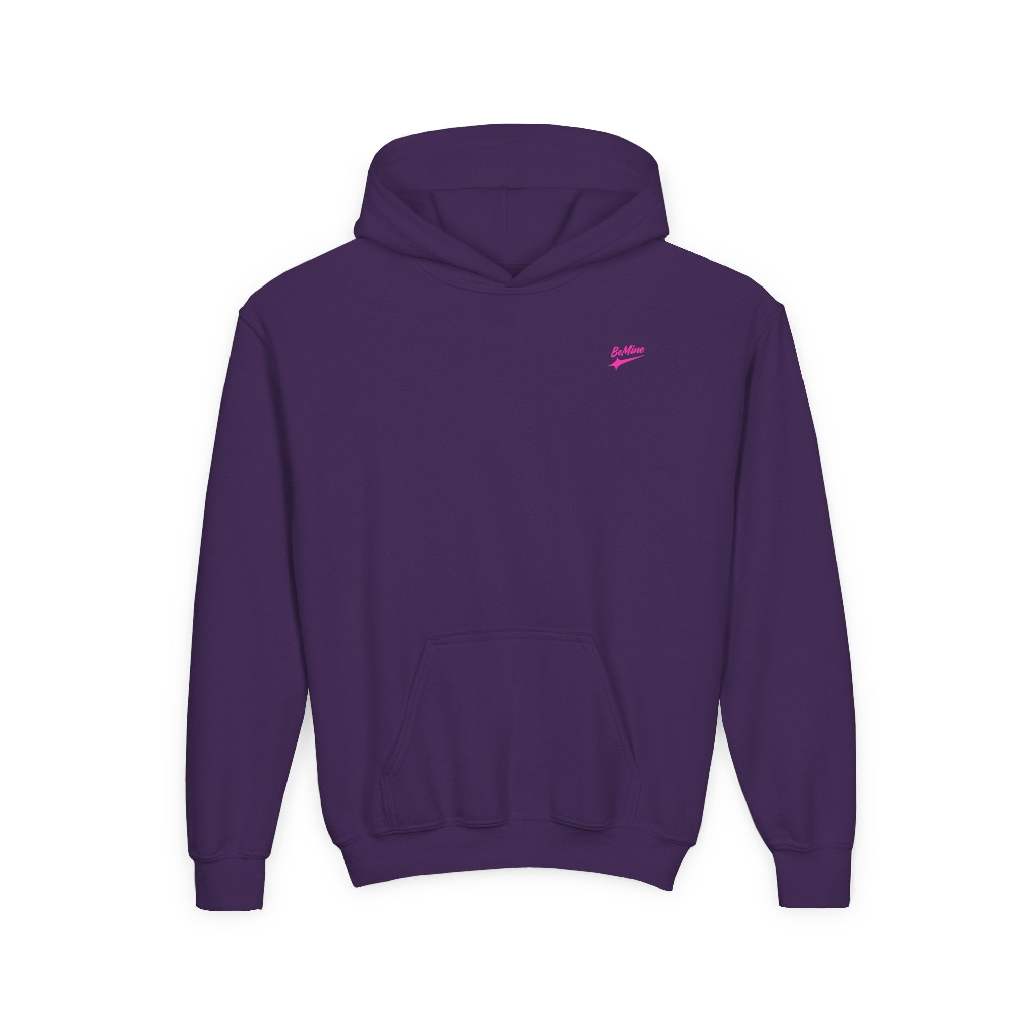 Sweat à capuche pour fillette / Adolescente Motif cœur éclair rose