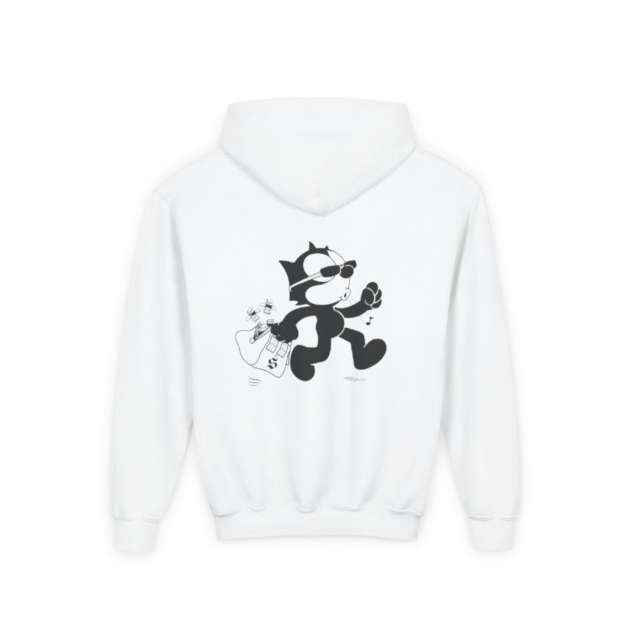 Sweat à capuche pour adolescent — Motif chat | Unisexe