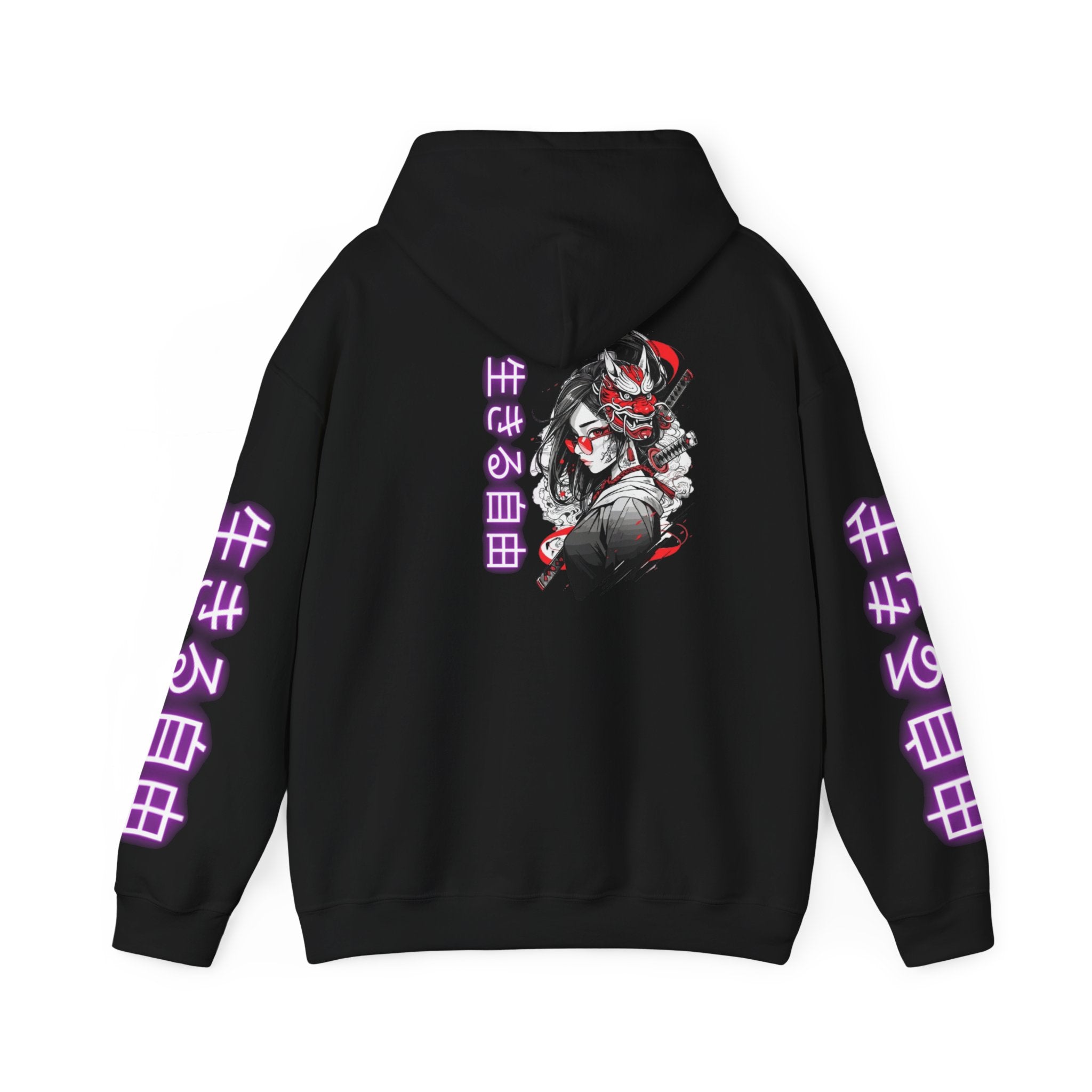 Sweat à capuche Pour Femme - '' Liberté de vivre '' lettre japonaise significative
