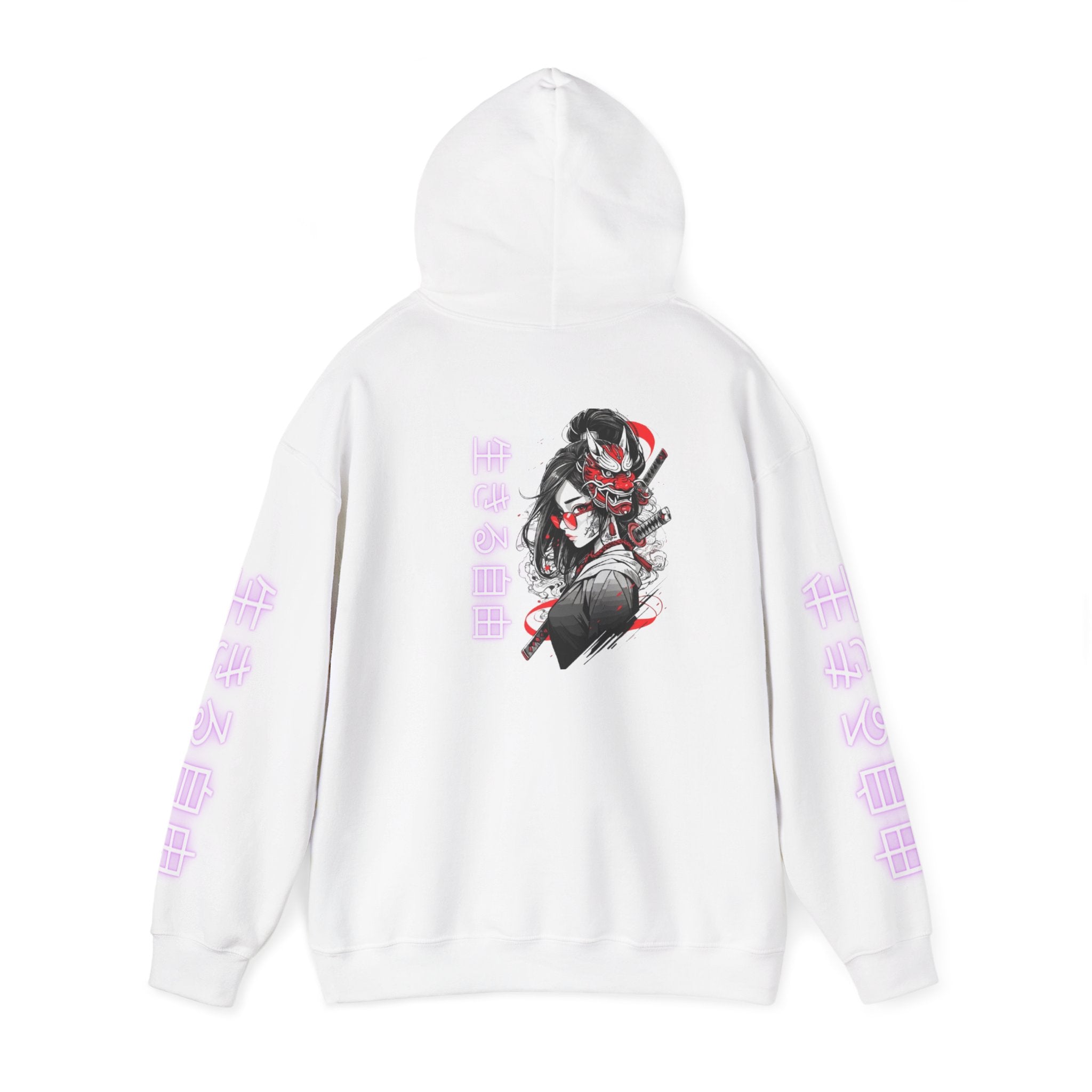 Sweat à capuche Pour Femme - '' Liberté de vivre '' lettre japonaise significative