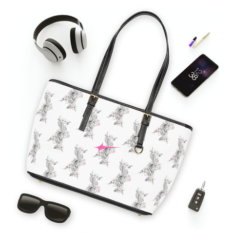 Sac bandoulière en cuir PU à motif floral