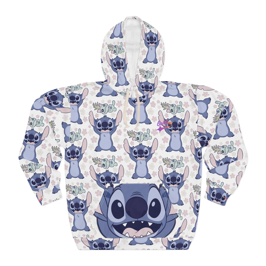 Hoodies Stitch Floral Limited | Edition BeMine X Disney