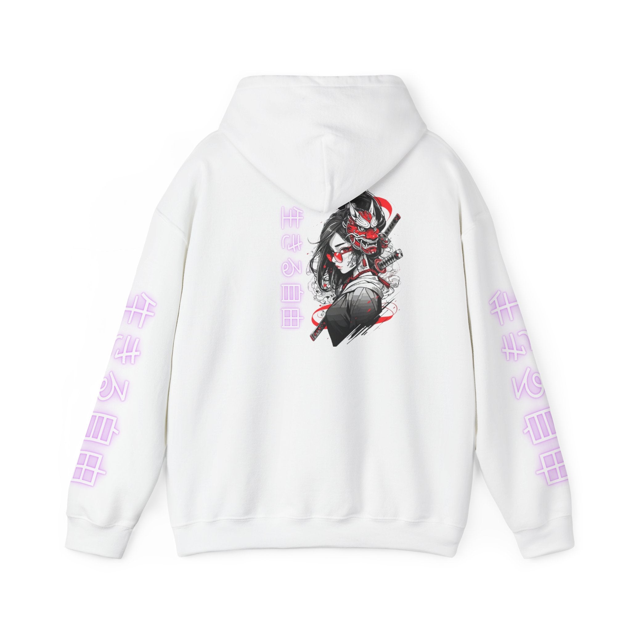 Sweat à capuche Pour Femme - '' Liberté de vivre '' lettre japonaise significative