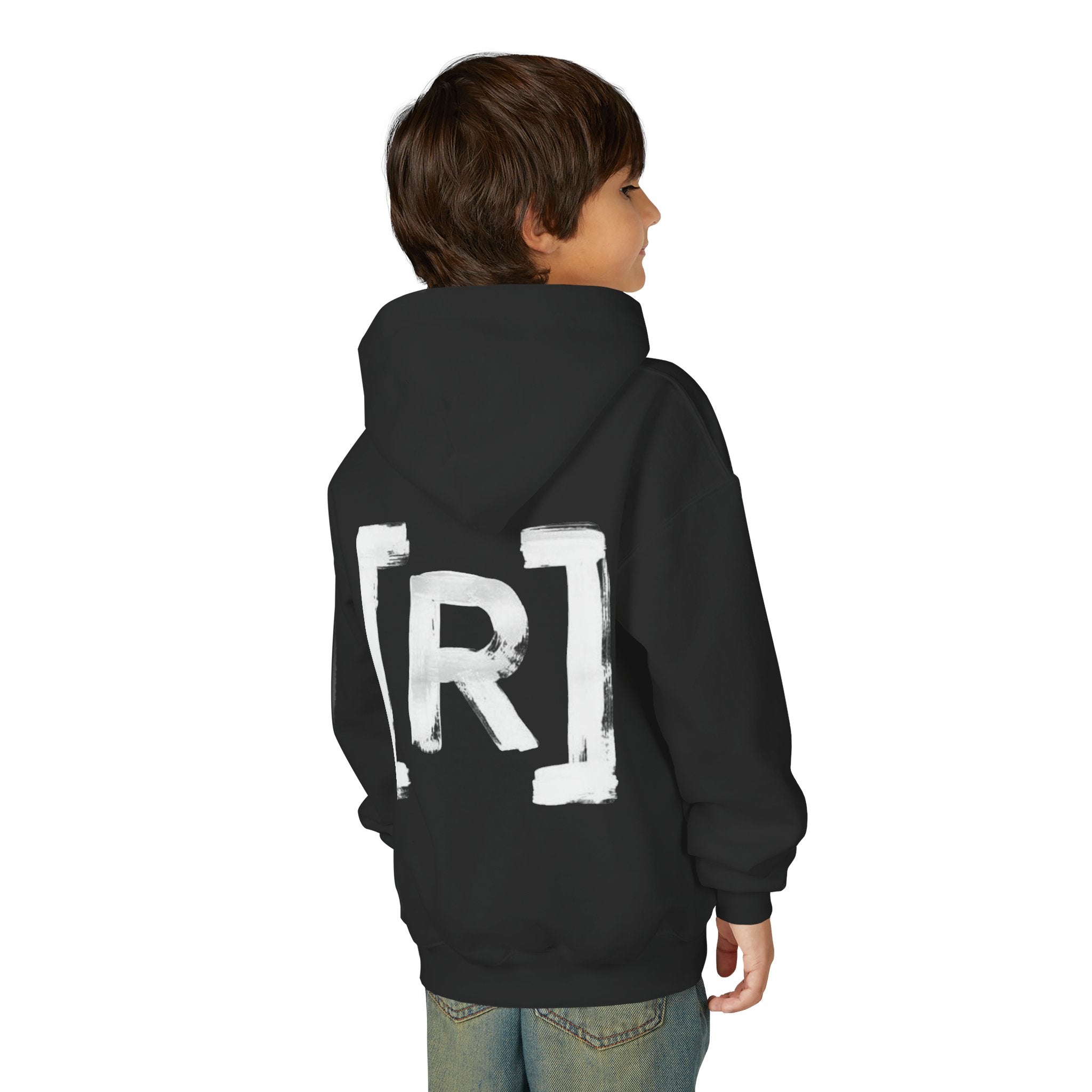 Sweat à capuche pour adolescent à logo [R] | Unisexe