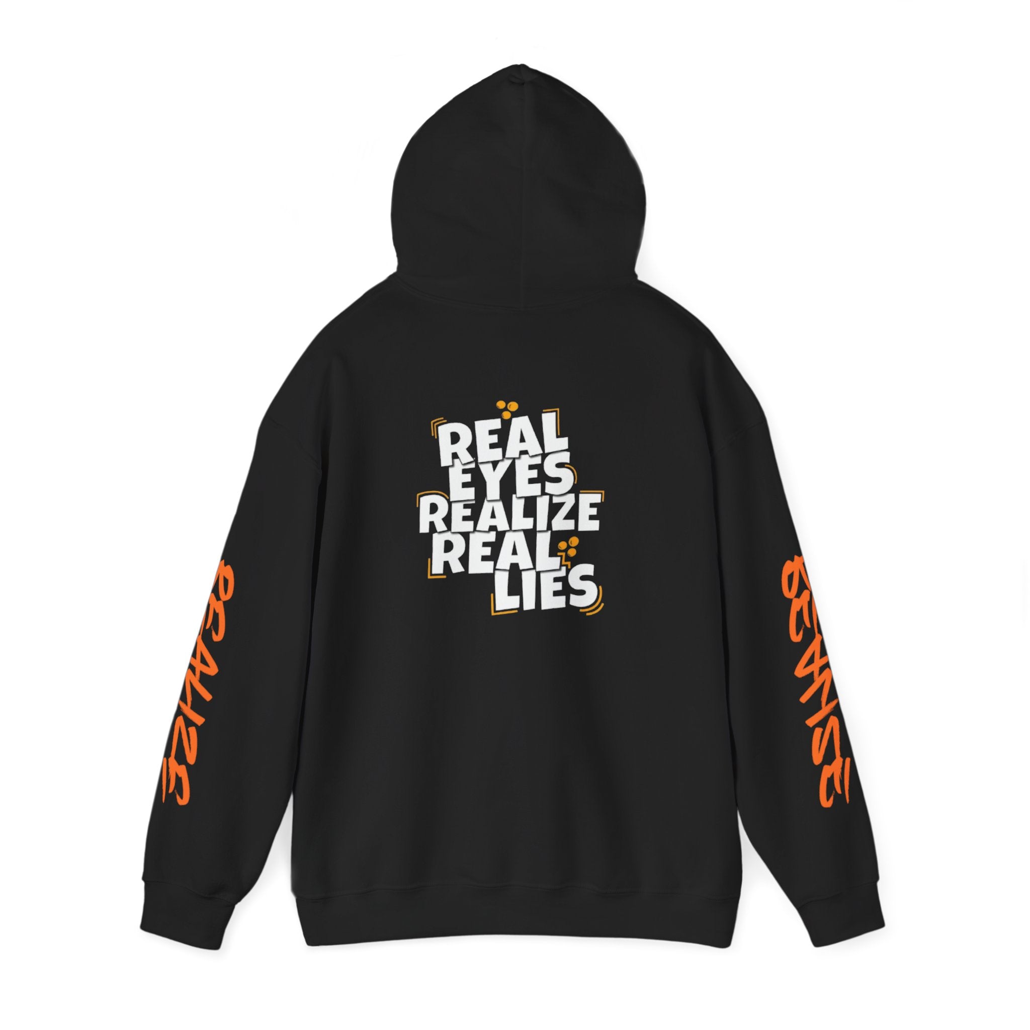 Sweat à capuche pour Homme — "Real Eyes Realize Real Lies"