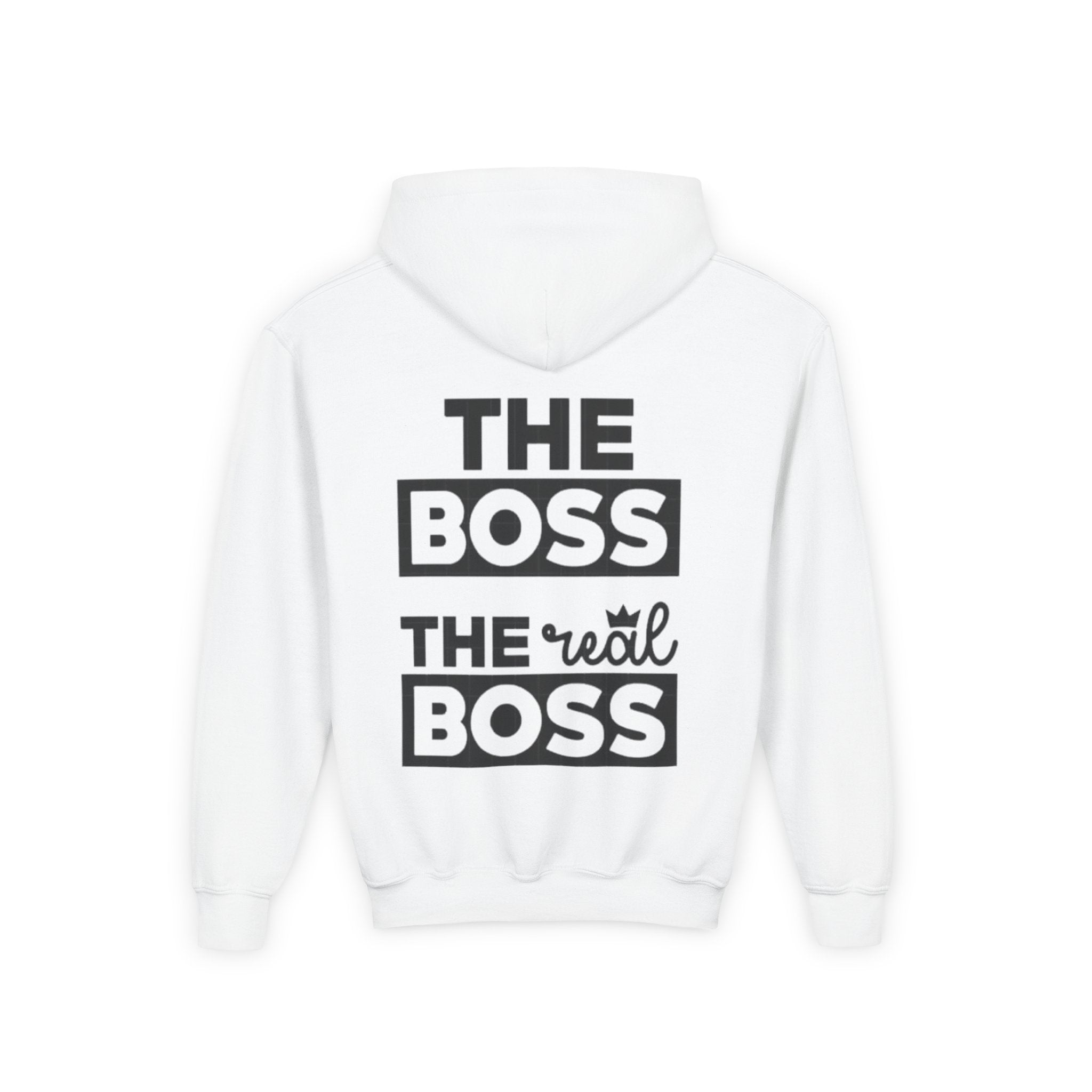 Sweat à capuche pour Adolescent " THE BOSS, the real BOSS "  | Unisexe