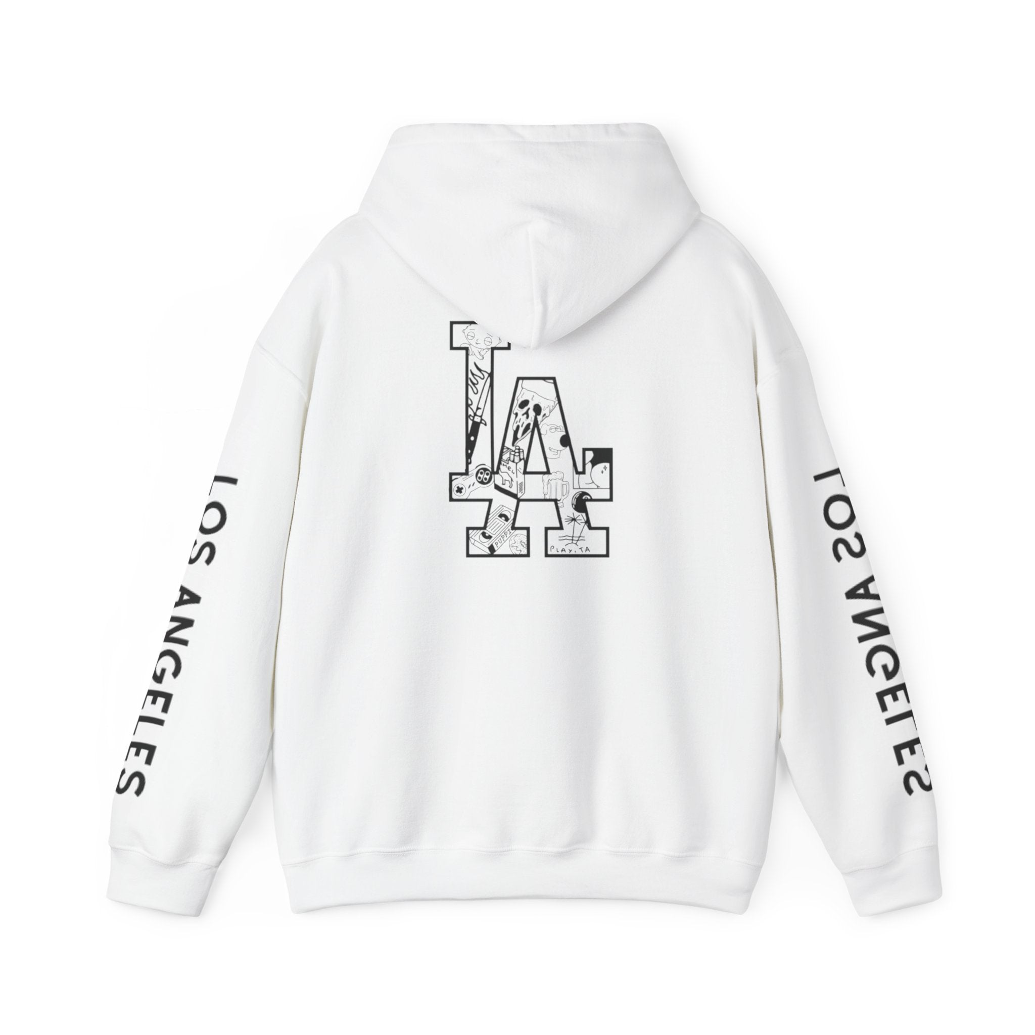 Sweat à capuche unisexe Los Angeles a motif spécieaux
