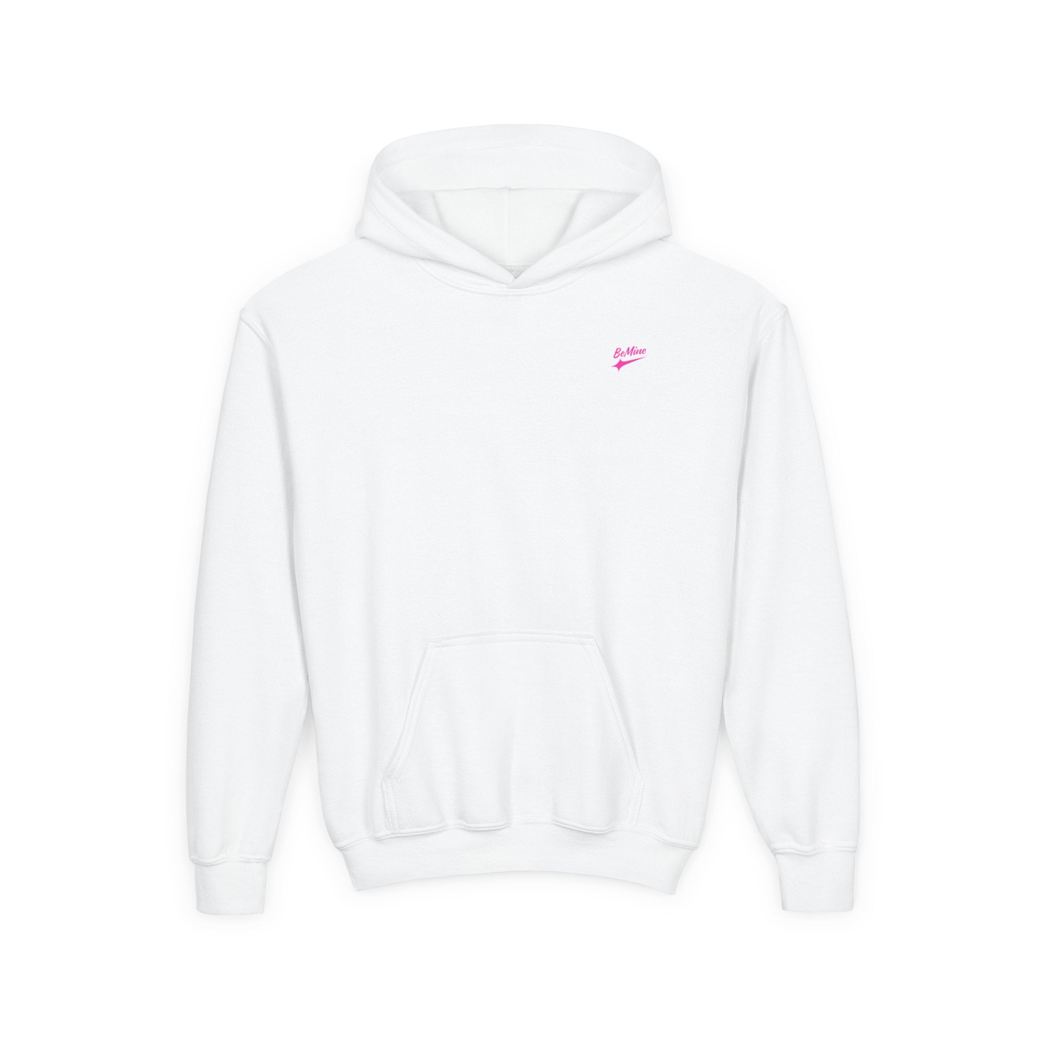 Sweat à capuche pour fillette / Adolescente Motif cœur éclair rose