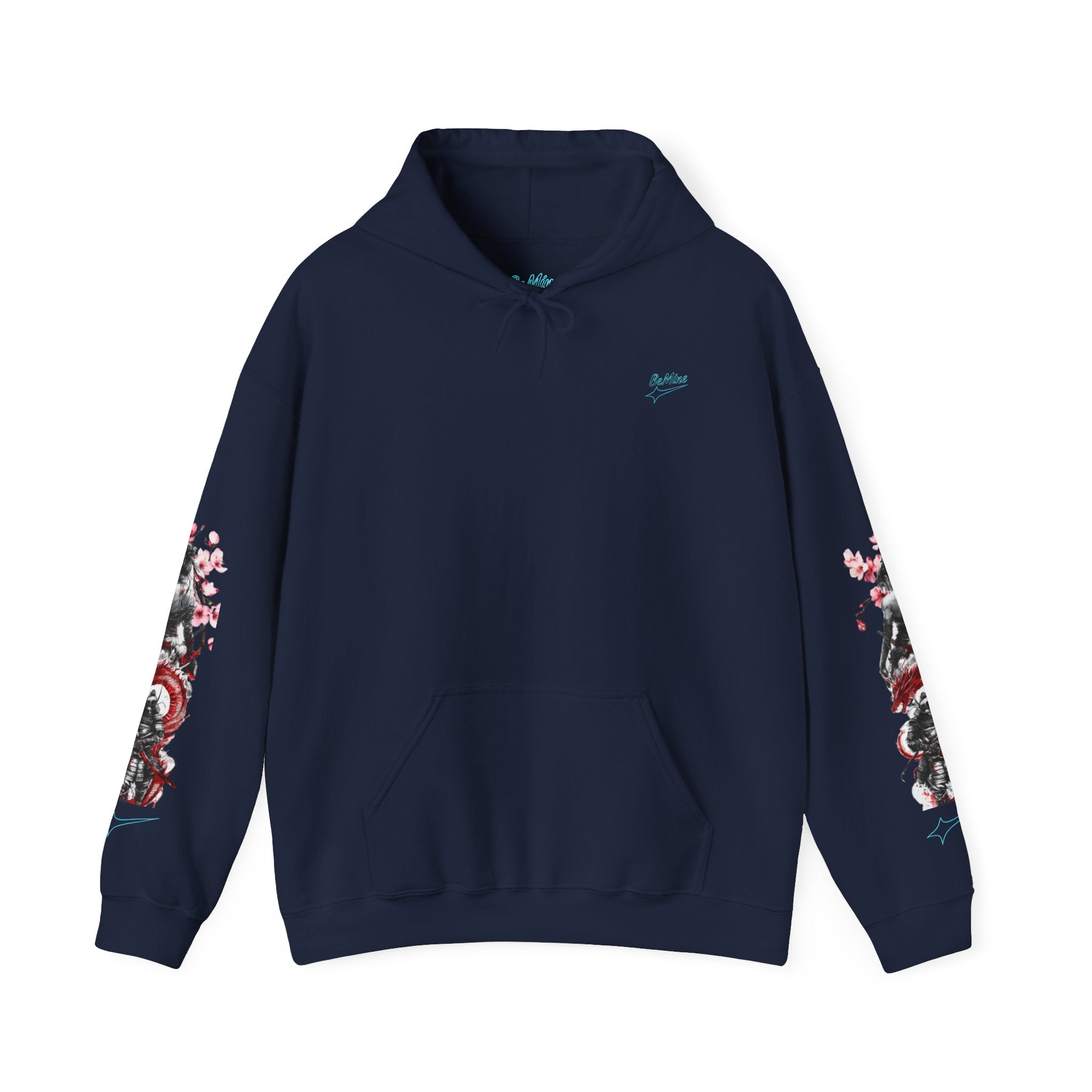 Sweat à capuche Unisexe - Crâne Ange et Démon — Sweat-shirt à motif Fleurs de Cerisier Gothiques
