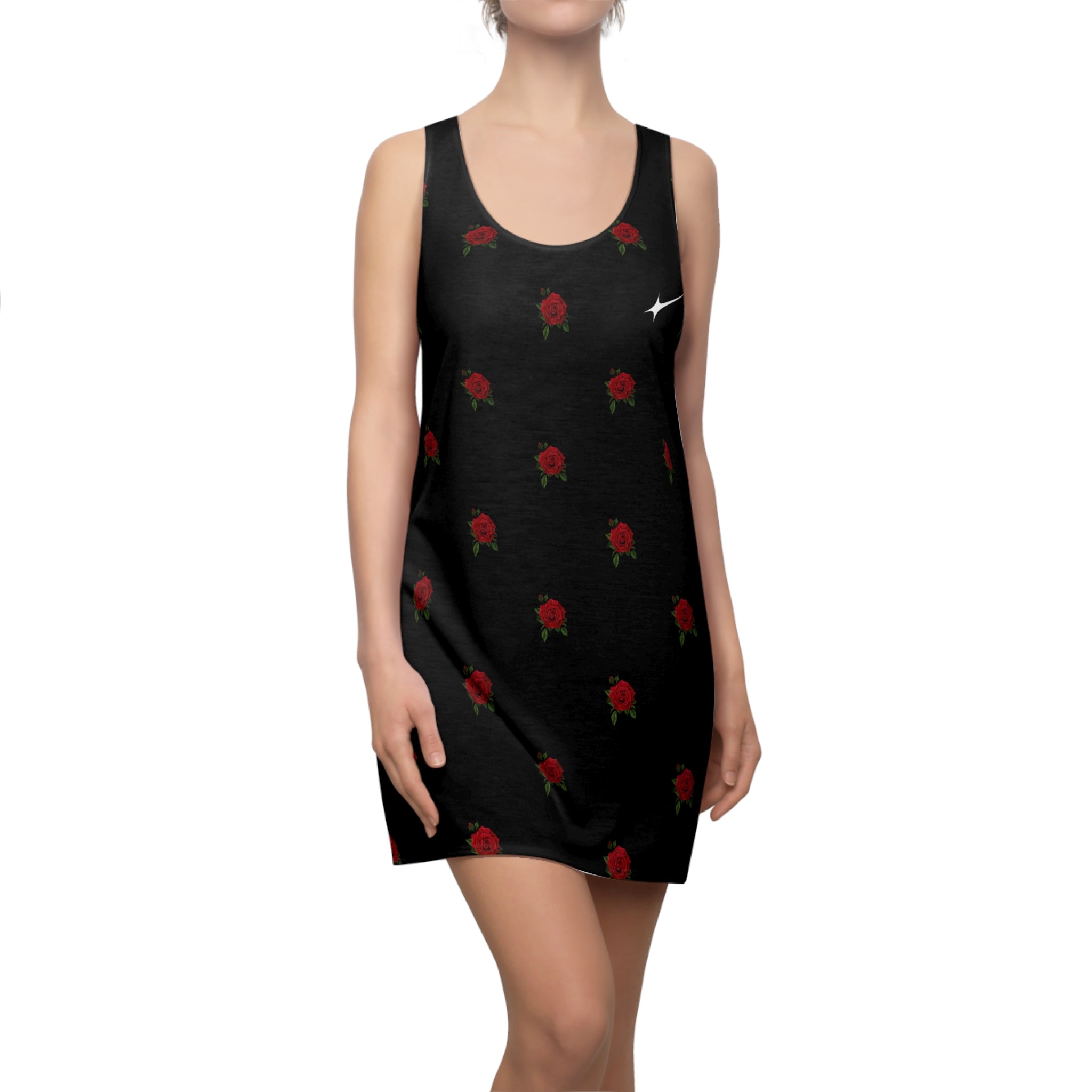 Robe dos nageur — Imprimé intégral rose gothique fille anime