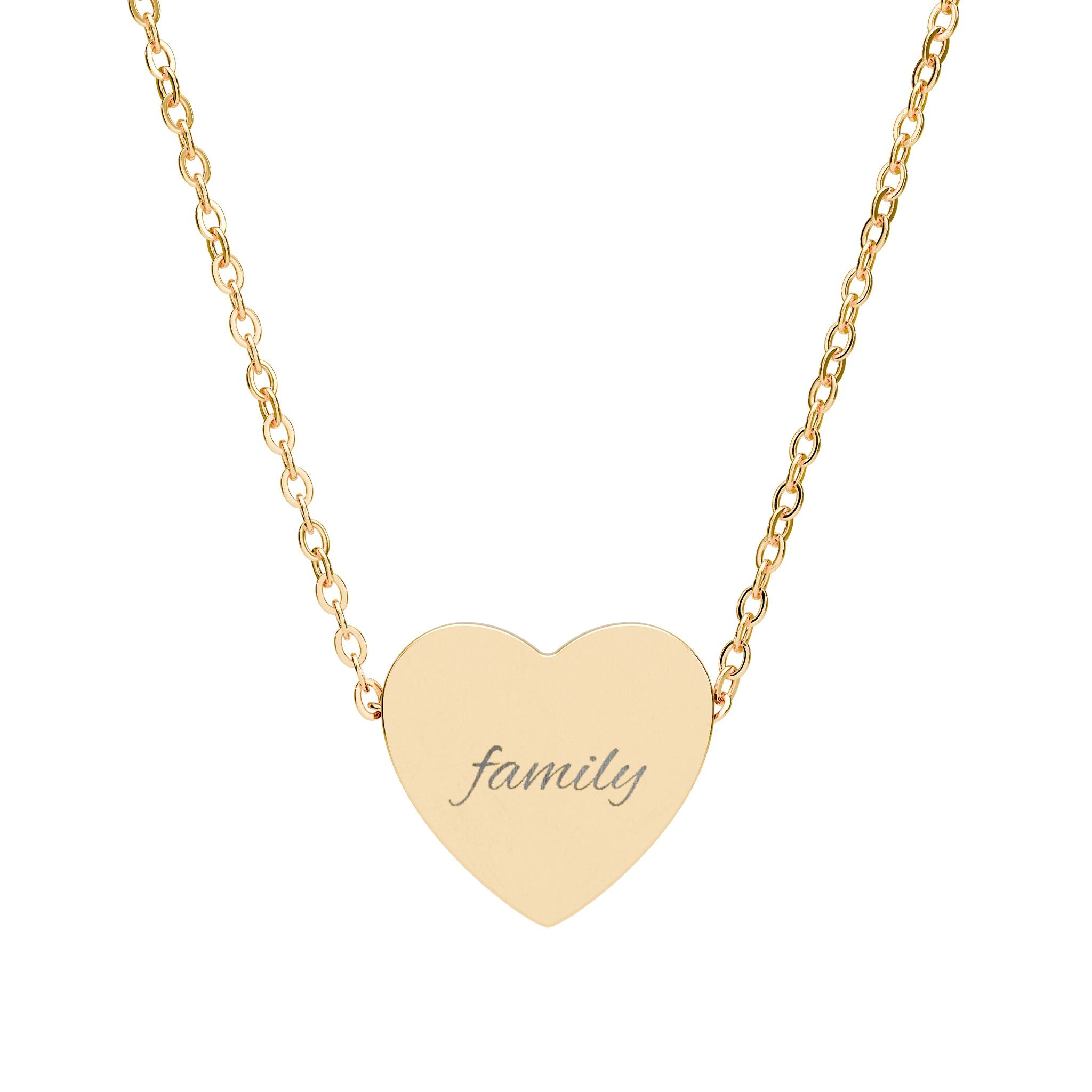 collier avec pendentif en forme de coeur en or 18 carrat