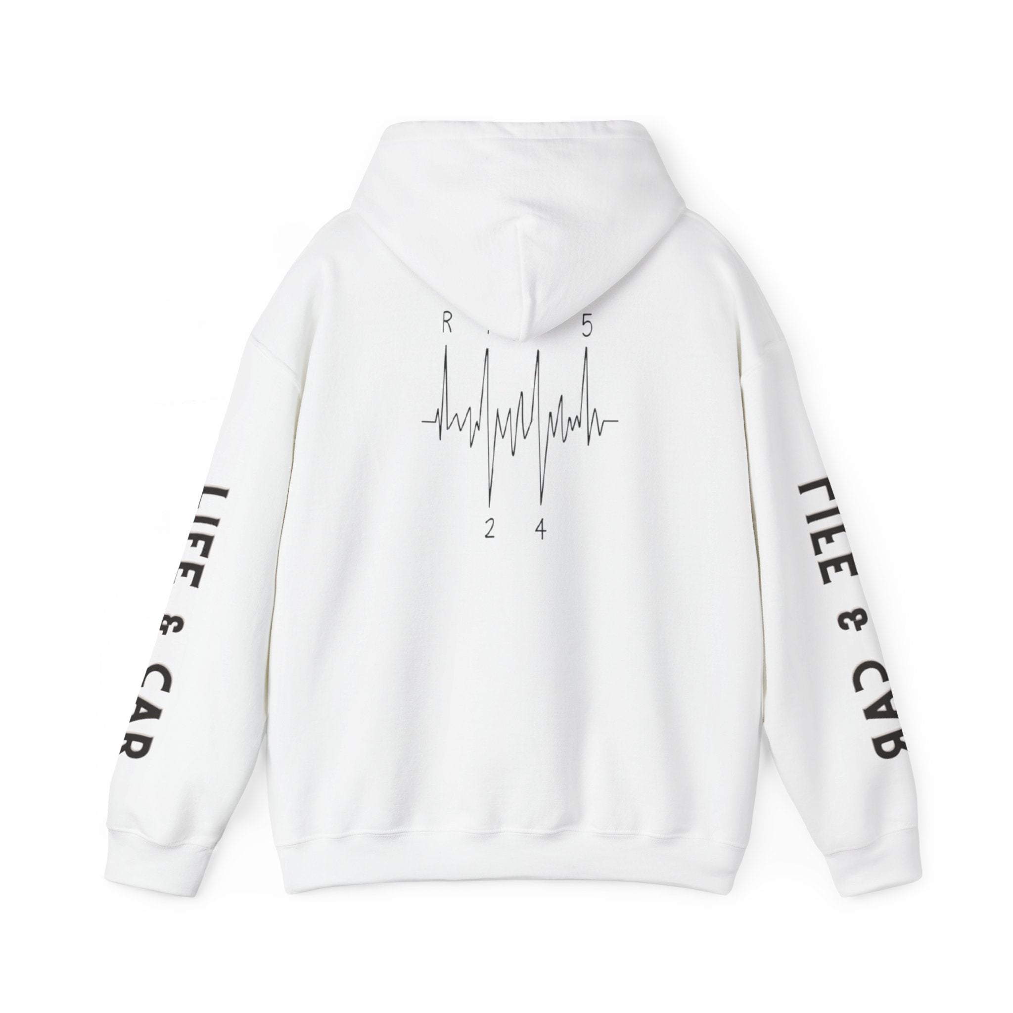 Sweat à capuche Unisexe « Life & Car »