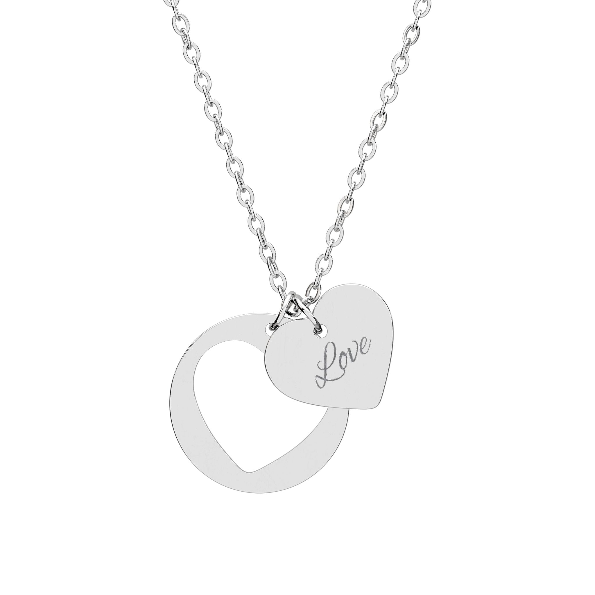 Pendentif en forme de coeur pour femme or 18 carats