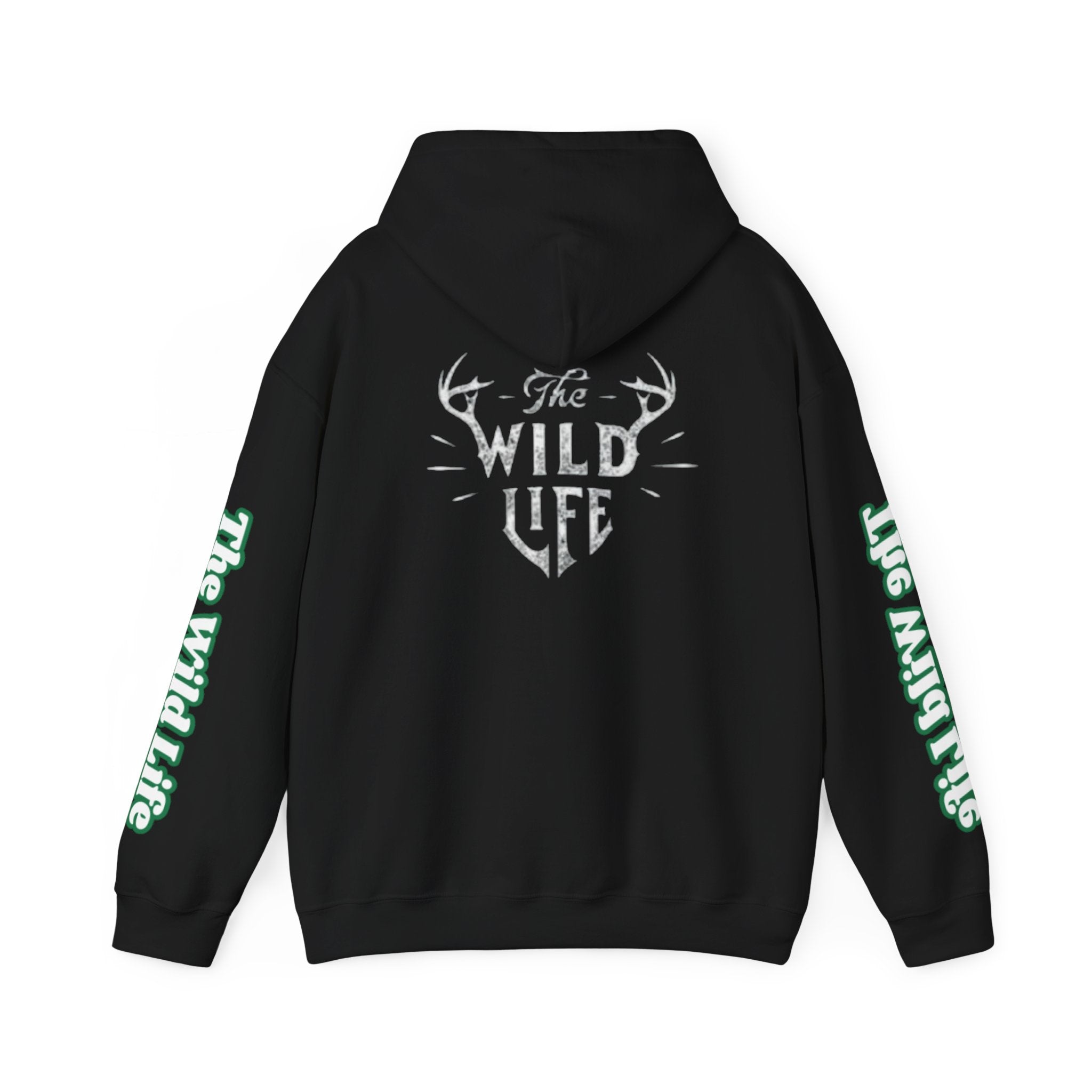 Sweat à capuche Unisexe — Pull à motif bois de cerf « La vie sauvage