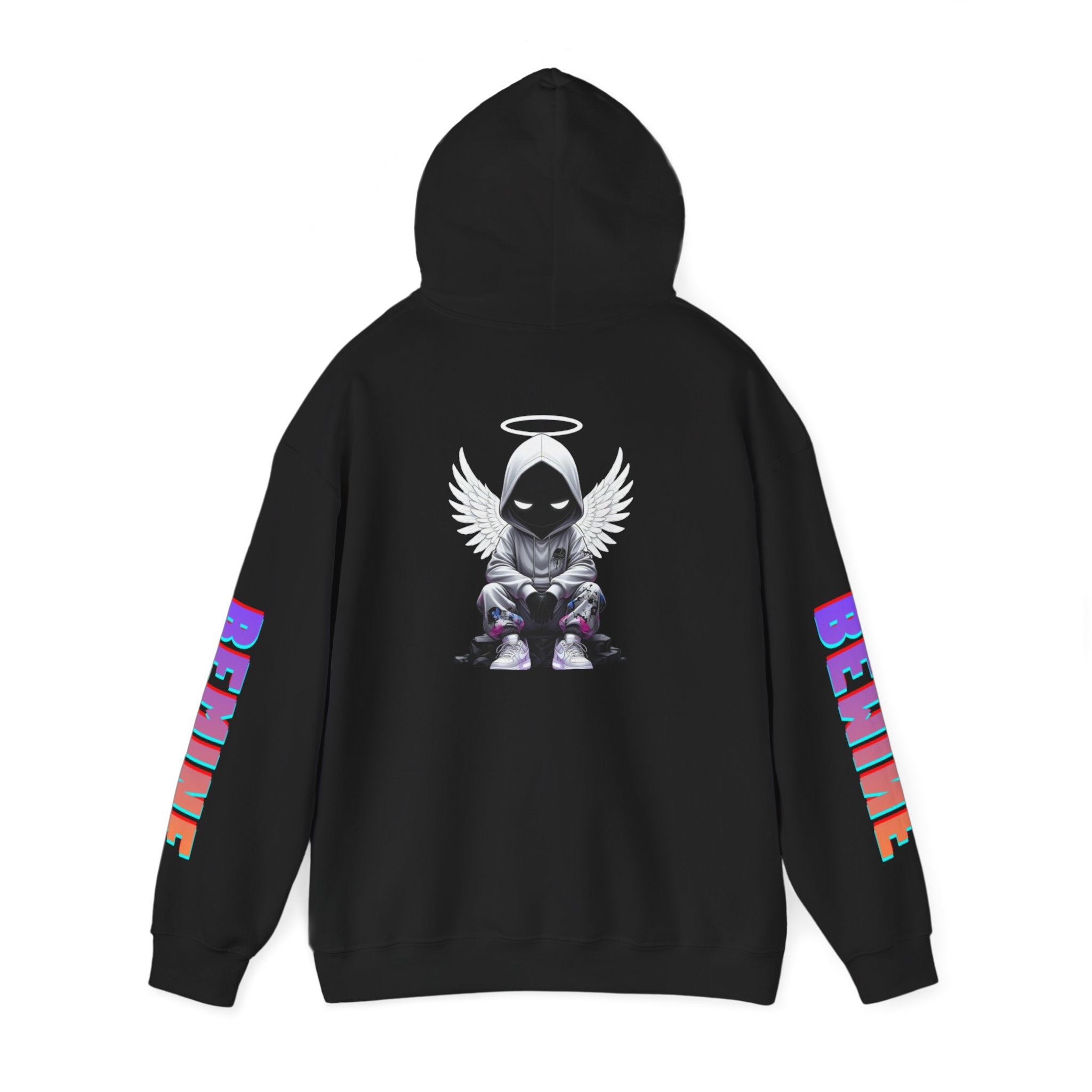 Sweat à capuche Unisexe Raven Angel